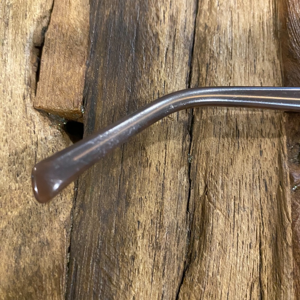 Oleg Cassini Eyeglasses Gold Metal Half Rim - Picture 9 of 9